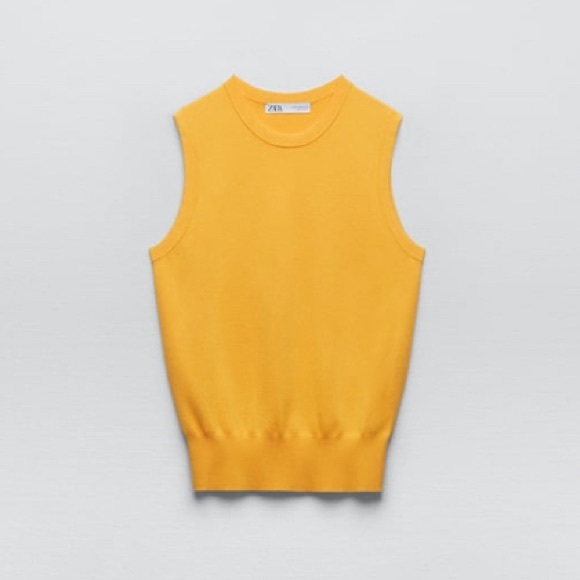 Zara 🧡🧡🧡 Basic Knit Top - Size Small - NWT - Picture 2 of 7